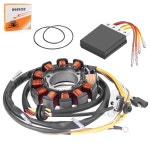 폴라리스 레인저 매그넘 스크램블러 스포츠맨 작업자 500 2000-2002 3086984 4060173 4010657의 고정자 및 레귤레이터 정류기... 