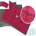 LT 다이아 카펫 현관매트 50X80 레드 오물제거메트 : mint pumpkin
