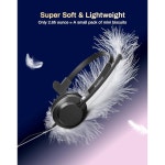 PC 및 노트북용 노이즈 캔슬링 마이크가 있는 Rownfusny USB 헤드셋 - 인라인 볼륨 제어가 가능한 편안한 온이어 유선 헤드폰, MS 팀용 통화... 