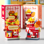 [알꿀밤-나노블럭-건축] MS미니 스트리트 6종 세트 : 알꿀밤