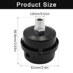 Tnuocke 2pcs 1/4인치 스레드 공기 압축기 소음기, 공기 압축기 흡입 필터 사운드 머플러 액세서리, 발전기, 송풍기, 배기구 H-067-1/4용... 