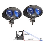 창고 안전 지게차 LED 스팟 푸광 2팩 [2팩] 블루 10V-100V 조명 경고등 Spot-Blue-2p : 아마조니1