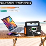 HOWEASY 260W 휴대용 발전소. 2개의 110V/260W AC 전원 소켓 백업 전원 공급 장치가 있는 178Wh 태양광 발전기(태양광 패널 미포함), CPAP... 