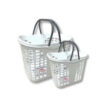 [나코] 손잡이 세탁바구니 빨래통 바구니 대형 세탁물 보관함 수거함 소 : 나의코리아