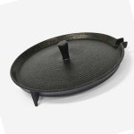 OR2 솥뚜껑 삼발이 삼겹살 구이팬 41.5cm 직화구이팬 야외불판 : 온가지샵
