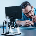 납땜용 전자 확대경 충전 연속 비디오 회로 기판 휴대폰 기판수리 수리 : 글로리샵55