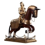 승마 조각상 경마 공예품 장식 진행 장식품 말 인테리어 거실 A : DPR