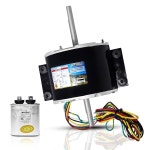1/5HP 3단 3315332 005 AC 팬 모터 115볼트 3 3암페어, 도메틱 브릭 : 하운픽스