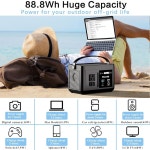 SBAOH 휴대용 발전소 88.8WH, 태양광 발전기 리튬 배터리 전원 110V AC USB-C 전원 캠핑, 로드 트립, 비상 전원용 태양광 발전기 : 래피드루트
