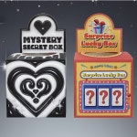 경품추첨박스 응모함 럭키박스 랜덤 행운 박스 캡슐 뽑기통 축제 게임 쿠폰 : 눈키스타