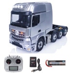 LESU 8X8  제어 트랙터 트럭 모델 1/14 RTR RC 자동차 금속 섀시 장비 차동 서보 THZH1539-SMT3 : 오코컴퍼니
