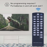 JVC RM- SUXG210J 용 블랙 무선 핸드헬드 TV VCR 비디오 시스템 리모컨 : 이스트모스트
