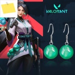 게임 Valorant 귀걸이 그림 세이지 코스프레 액세서리 귀 클립 여성을위한  캐주얼 의류 쥬얼리 : 더푸른나무