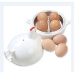 모양 계란 조리기 호빵찜기 찐빵 멀티 주방 110V 오믈렛 기계 스테인레스 완숙 1개입 : 화이트트리003