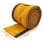 Vaphy TIG 용접 토치 케이블 커버 난연성 가죽 옐로우 137인치 x 4인치(길이 : 라스텔몰