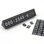 우영스타 자석 양면 주차번호판 자동차전화번호판 : 우영storee