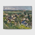 [폴 세잔] 오베르 전경 - Paul Cézanne - 인기작품, 세계명화, 명작 [풍경] [프랑스] [후기 인상주의] : 아트스코