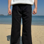 [남성,핏보장,와이드핏] 리파인 세미 와이드 코튼팬츠 3 SIZE / 2 COLOR : 무디 Moody