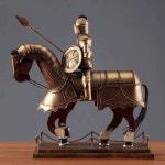 승마 조각상 경마 공예품 장식 진행 장식품 말 인테리어 거실 A : DPR