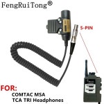 swr 측정기 전술 U94 PTT 헤드셋 액세서리 COMTAC MSA TCA 트라이 Selex H4855 라디오 Bowman PRR PRC343 : 삼원-유통