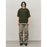 [Rough Side][러프사이드] 25SS Craft Collar Half Knit Moss 크레프트 칼라 하프 니트 모스 : wyndshop