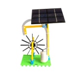 (부품 및 부품) DIY 기술 소규모 생산 태양열 수차 모델 태양광 소형 발전 수차 : MegaGlobalShop