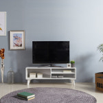 거실장 tv 티비다이 장식장 서랍장 선반 티비장 받침대 낮은 수납 거실장 1000 : 틈새하우스