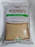 오르코 비정제 원당 갈색설탕5K1개 : 달인식자재마트