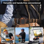 Dogean 2025 Portable Waist Fan with Dual Small Fans for 10 times Strong Wind & Wide Cooling Area 100 : GSN