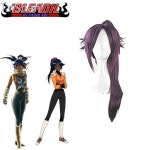 wertyu 123456 큐어티유오. Anime BLEACH Shihouin Yoruichi 코스프레 가발 고온 섬유 합성 머리 Baseasdfghj 0 : 더푸른나무
