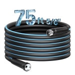 릴호스트 가든 호스 75피트 x 5/8인치 , 360 회전 핸들, 내구성 및 누수 방지, 경량, 가정용 정원, 세차 또는 전문가용으로 : 31서초직구