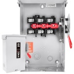 불연성 스위치 아연 실외 충족 안전 NEMA 3R 박스 3극 분리 표준 60암페어 실내 : 토탈이커18