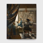 [요하네스 페르메이르] 회화의 기술 - Johannes Vermeer - 인기작품, 세계명화, 명작 [스틸라이프] [네덜란드] [바로크] : 아트스코