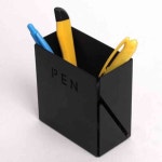 삼안 원라인플러스 연필꽂이 블랙 MW-633 1개 펜꽂이함 연필통 : 삼안산업