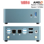 새로운 미니 PC Ryzen 5 3500U 7-3700U Windows 11 Pro DDR4 NVME SSD 데스크탑 게임용 컴퓨터 2HD : moa0116