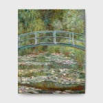 [클로드 모네] 수련 연못 위의 다리 - Claude Monet - 인기작품, 세계명화, 명작 [풍경] [프랑스] [인상주의] : 아트스코