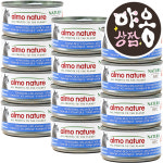 알모네이쳐 HFC 고양이 습식사료 주식캔 대서양참치, 70g, 12개 : 야옹상점