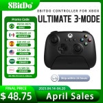 Xbox 시리즈 X One PC Android용 홀 효과 조이스틱이 포함된 8BitDo Ultimate 3모드 Bluetooth 컨트롤러 게임 패드 : 바람몰19