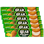 롯데웰푸드 롯데샌드 롯샌 파인애플 105g x 6개 : 늘푸른테크