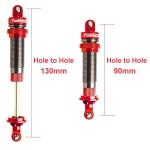 아르마 타이폰 HSP 2PCS 오일 HPI 위한 버기 업소버 쇼크 RC 교체 업그레이드로 등을 부품 그래나이트 130MM 센톤 보어 레드캣 트루기... 