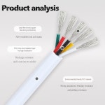 320FT 28 게이지 5 도체 전선 UL2464 케이블 주석 구리선 18 28AWG 전기선 유연 저전압 LED 램프 조명 자동차 26 2피트, 5C 28awg... 