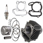 NICE 80cc 엔진 피스톤 실린더 개스킷 상단 키트 야마하 배저 랩터 80 22K-11311-02-00 93450-14088-00용 : 민리치