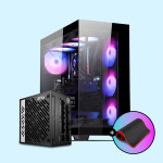 다크플레쉬 DS900 ARGB 블랙 PC 케이스 + MSI MPG A850G 80PLUS골드 풀모듈러 파워서플라이 세트 (장패드 랜덤 발송) : 정품 판매 전문점