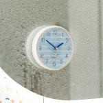 플라이토 국산 욕실 주방 화장실 방수 시계 벽걸이 흡착 무소음 벽시계 쿨디자인 : 플라이토