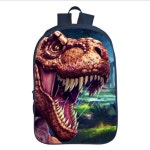 멋진 쥬라기 세계 공룡 학교 가방 세트 3d 십대 소년 Schoolbag 높은 어린이 학생 키즈 Bookbags Mochila : GlobalPurchasi