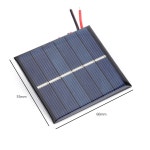 0.55W 3V 작은 태양 전지 패널 60X55 Mm 키트 배터리 휴대 전화 충전기 광용 : 데일리픽마켓