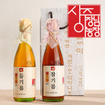참기름 들기름 저온압착 300ml 2구 선물세트 : 상주이장님농장