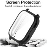 Accdeny [2피스] 샤오미 레드미 워치 5 액티브, 블랙 고투명 올라운드 보호 케이스, 화면 보호기, [스무지 방지] [스크래치 방지] TPU 케이스... 