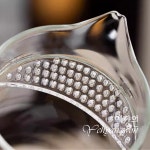 [다도 다기] 예향원 핸드메이드 저그 글라스 컬러핸들 인퓨져 공도배 숙우 P-8237 : 예향원