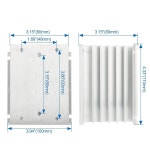 3상 릴레이 480VAC BAOMAIN 상태 입력 40 고체 JGX3340A 432VDC : 토탈이커19